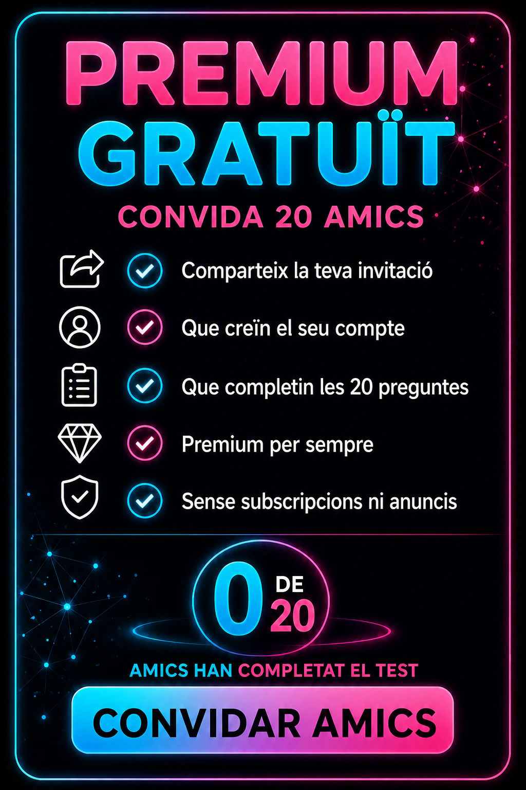 Pla Premium Gratuït original de 20/20